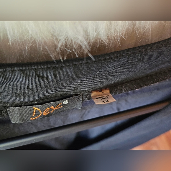 Dex B&W Asymmetical Sleeveless Midi Sundress - Picture 6 of 8